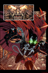 Spawn coloring book sample color