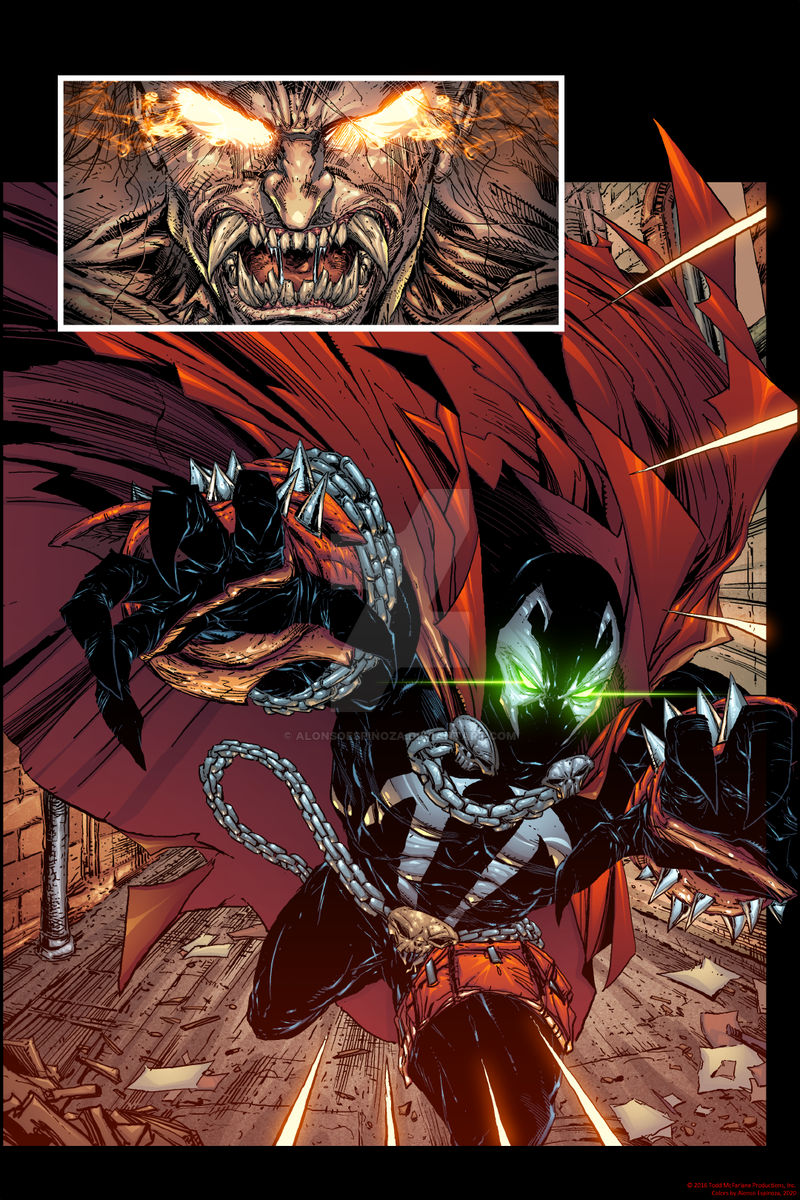 Spawn coloring book sample color by AlonsoEspinoza on DeviantArt