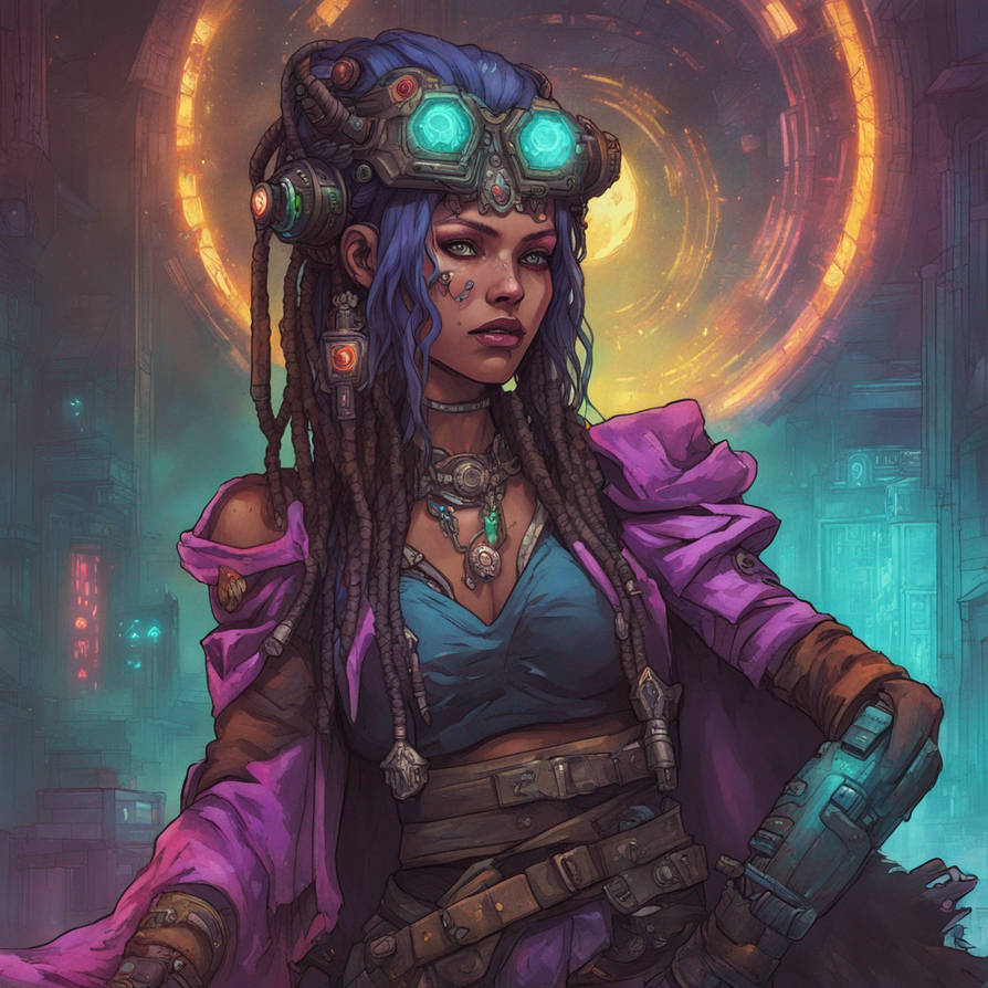CyberpunkShamanWoman001