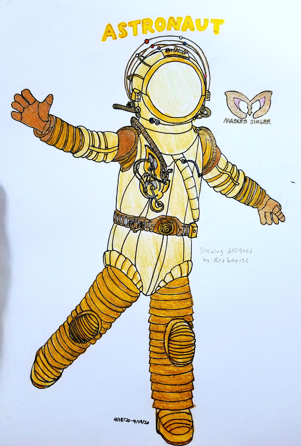 Astronaut (Masked by Redbat132 on DeviantArt