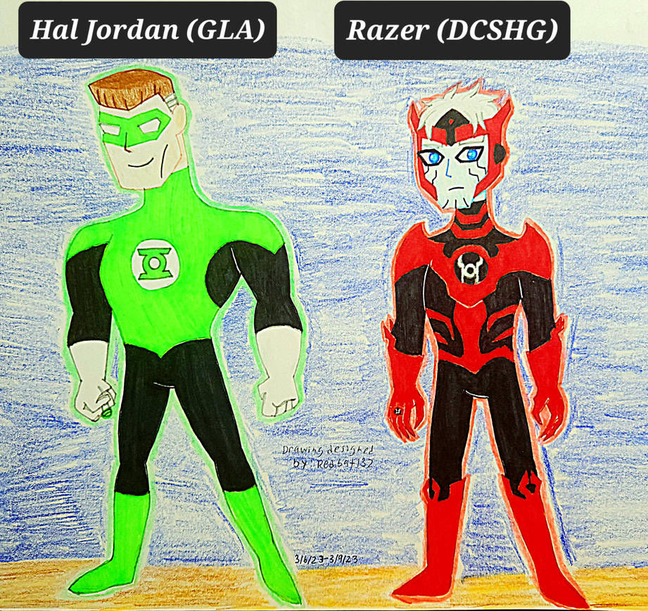 Jordan Razer Hal Jordan and Razer in DC Superhero Girls Style by Redbat132 on DeviantArt