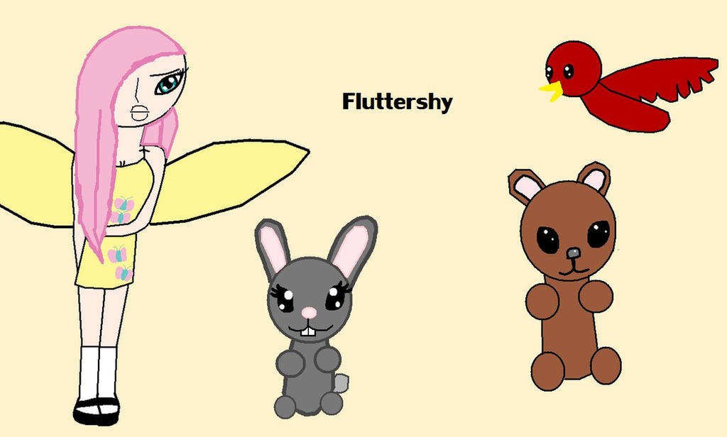 Flutterjack Human Fluttershy as a human by angel546727 on DeviantArt