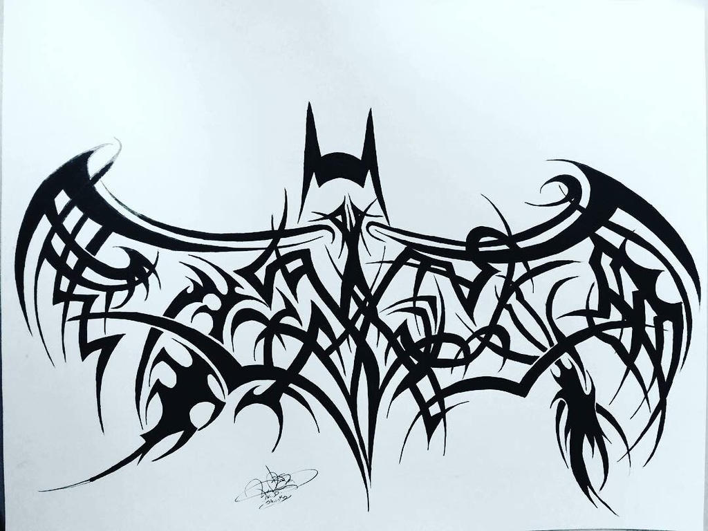 Batman tribal by DrumArt on DeviantArt