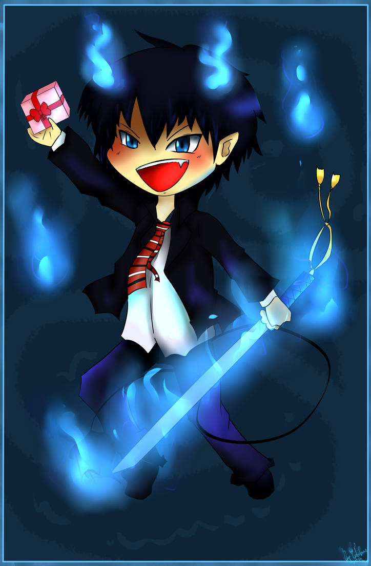 Chibi Vers Okumura Rin Chibi Vers by Yato-chan on DeviantArt