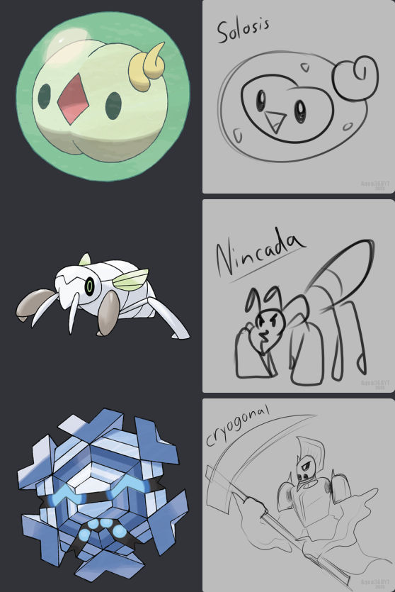 Drawing pokemon from memory by AspenAnimations on DeviantArt