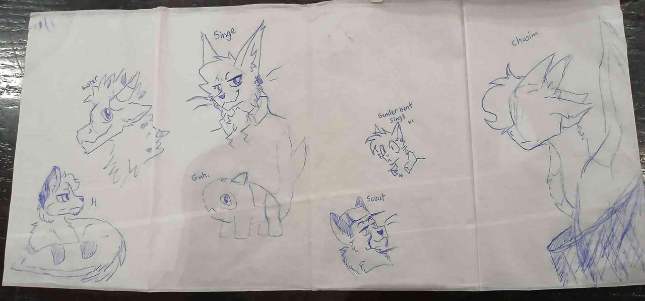 Napkin doodles