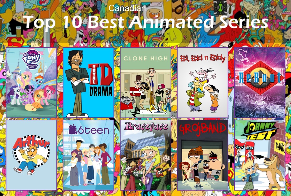 Top 10 Best Canadian Animated Series by Deadpoolguy77 on DeviantArt