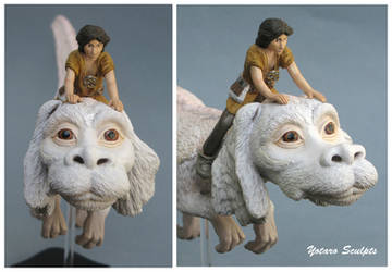 Falkor The Neverending Story falcor  atreyu by yotaro-sculpts