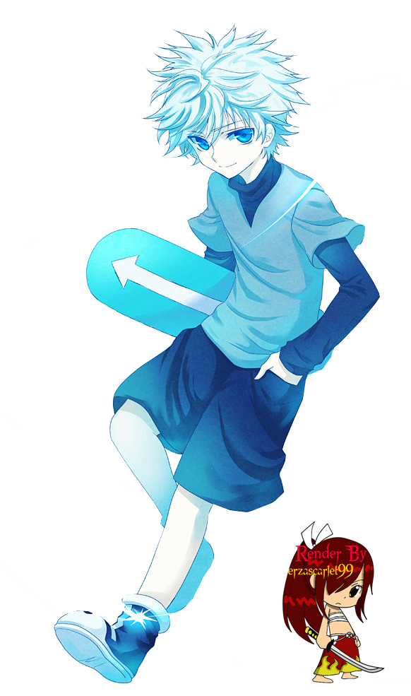 Killua Render by erzascarlet99 on DeviantArt