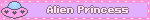The Alien Princess Stamp