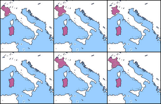 Territorial Evolution of Savoyard Sardinia