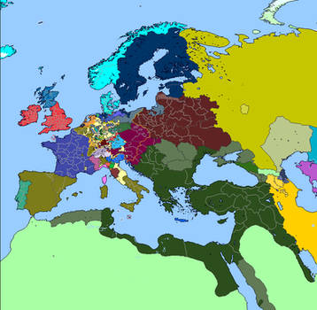 Map of Europe 1661