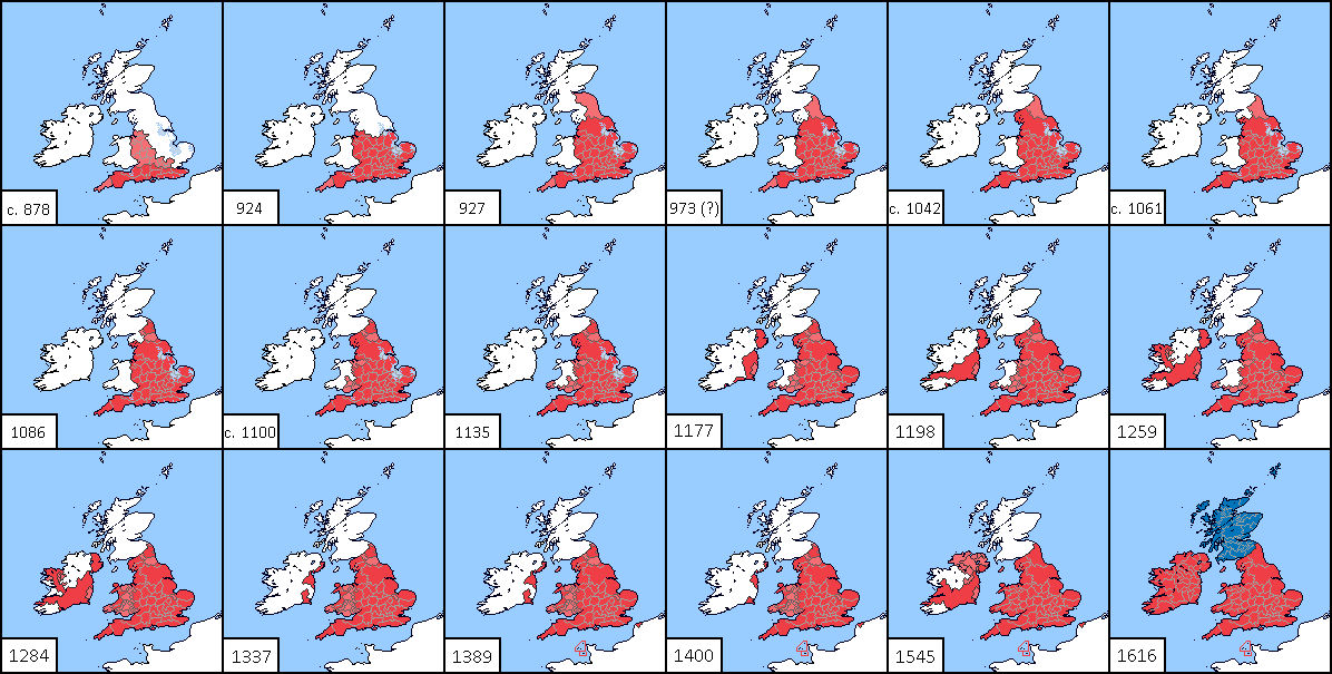 Territorial Evolution of England by Mapboi on DeviantArt