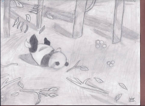 panda at play