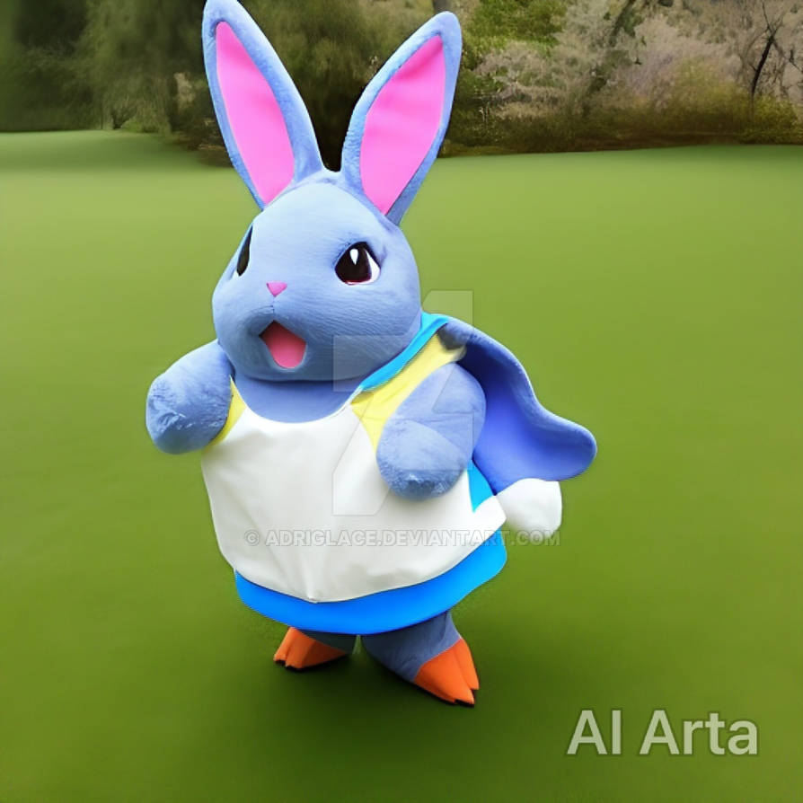 Rabbit Pokemon - Arta AI - 2023 by Adriglace on DeviantArt