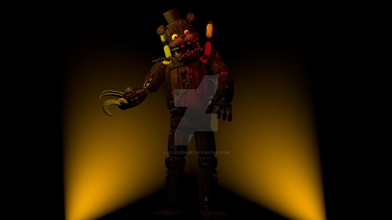 Trtf Models TRTF Remastered Hybrid Freddy render by EllieRedruby on DeviantArt