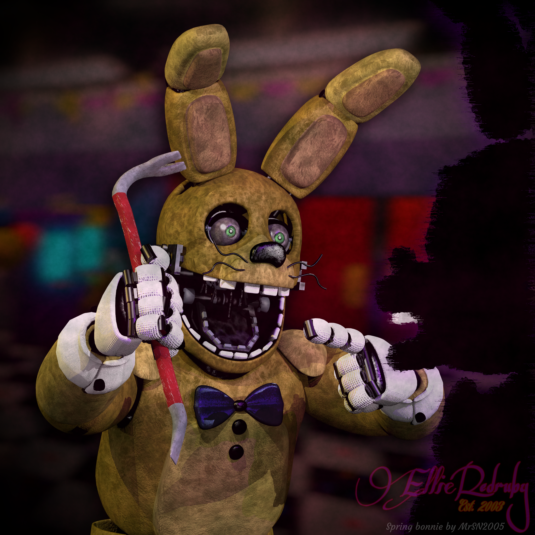 Spring Bonnie Request by Dlsa by EllieRedruby on DeviantArt