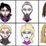 Various major antagonists from my book series