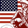 Veterans Day Modern American Soldier Card