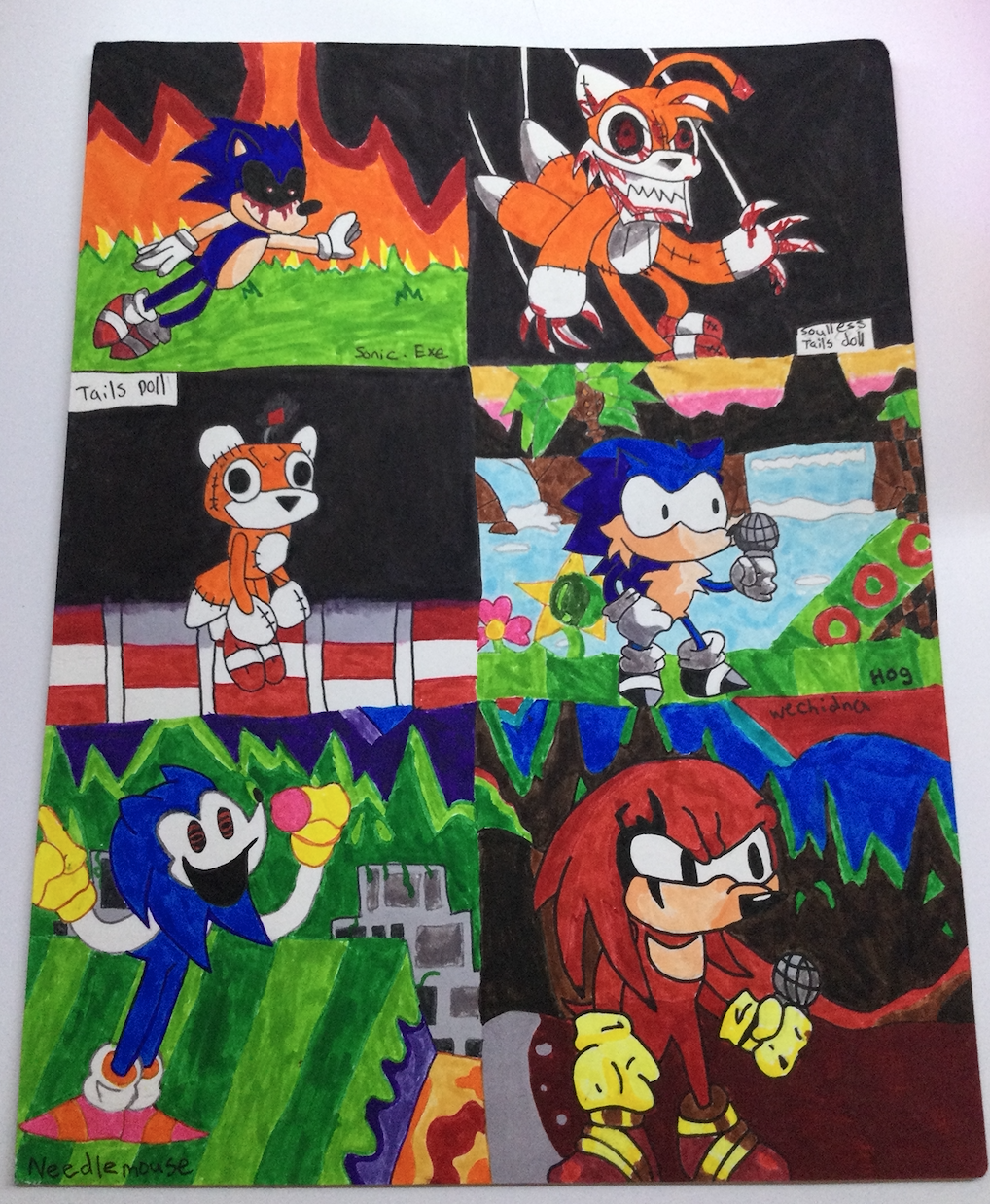 Watch Me Draw: Sonic.exe & Tails Doll 