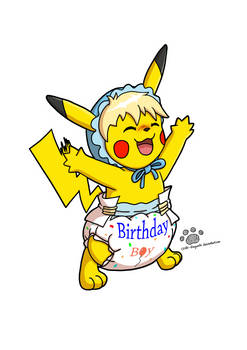 Commission: Andrew Pikachu Birthday