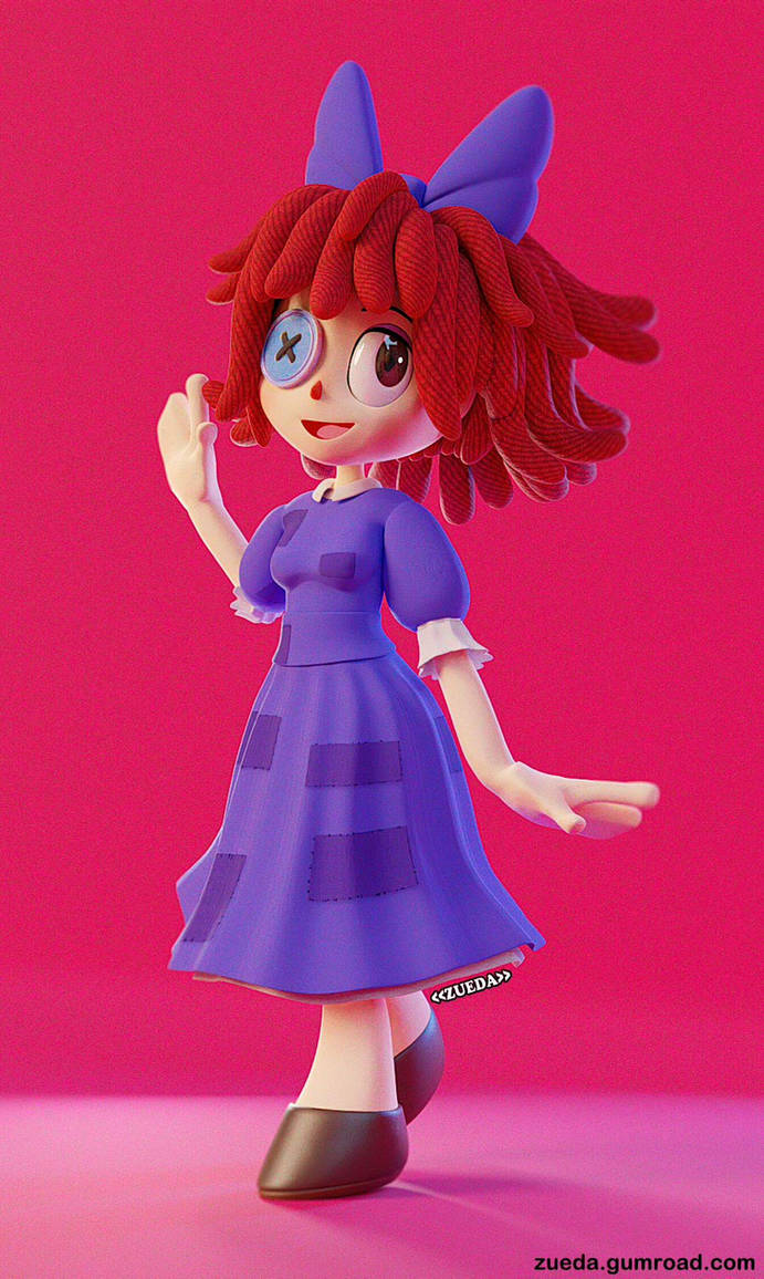 Ragatha 3D Model Fan Art by FabianZazueta on DeviantArt