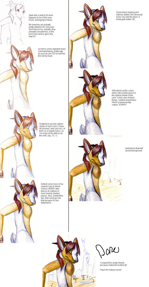 colored pencil tutorial