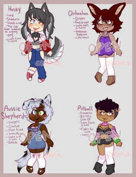 [Open 4/4] Dog Girl Adopt Batch