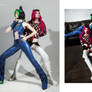 Jolyne and Anasui cosplay