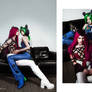Jolyne and Anasui cosplay