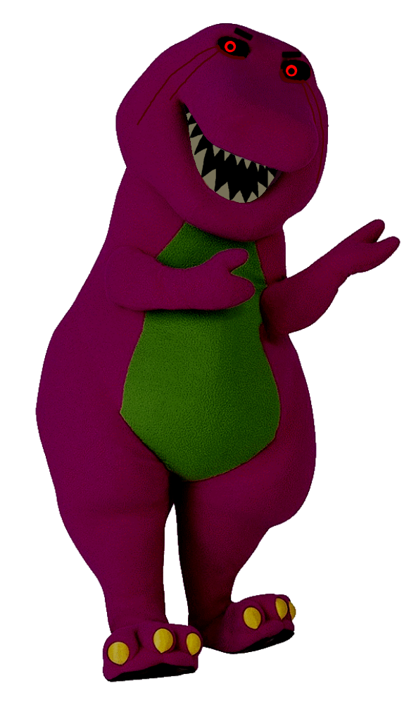 Scary Evil Barney.EXE by Flowey2010 on DeviantArt