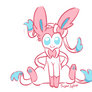 Lazy little sylveon loop animation