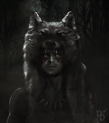 Winter Soldier Werewolf by DareDevilDante