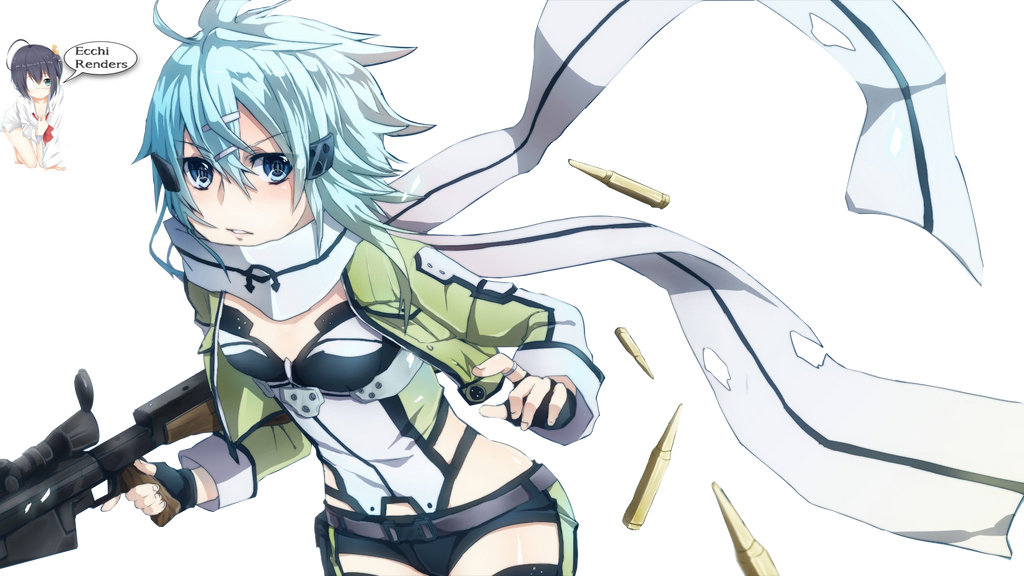 Sinon Render by iAmEcchi