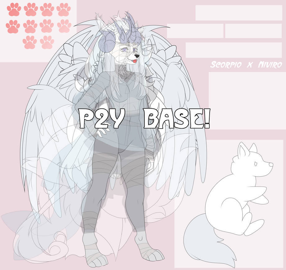 p2u furry base by sScorpionSss on DeviantArt