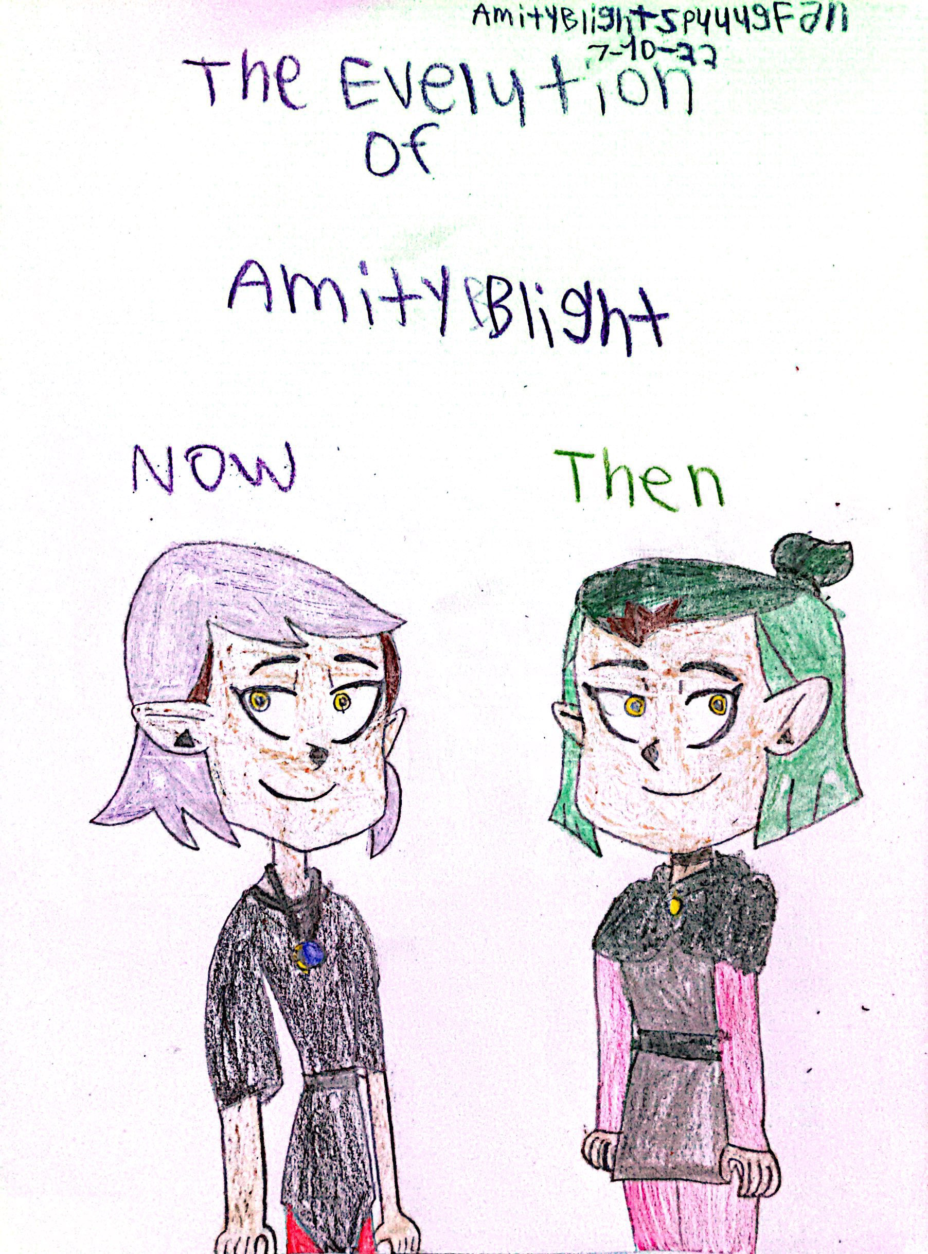 Amity Blight - Then and Now (Gogola_Star), The Owl House