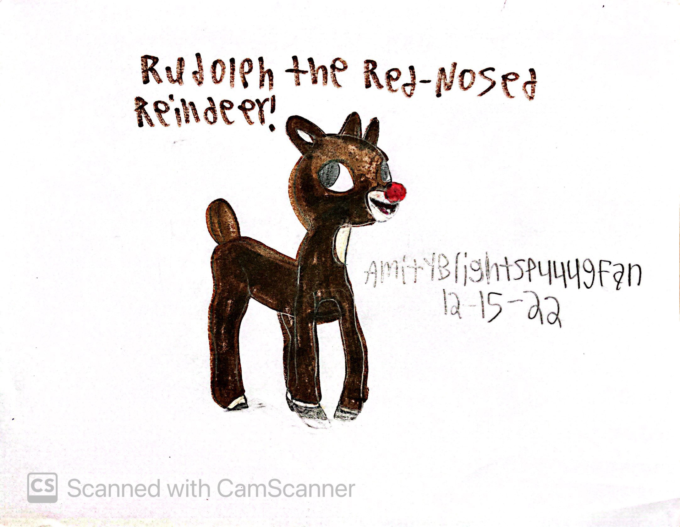 (VERY LATE) Rudolph The Red-Nosed Reindeer by AmityBlightSP4449Fan on ...
