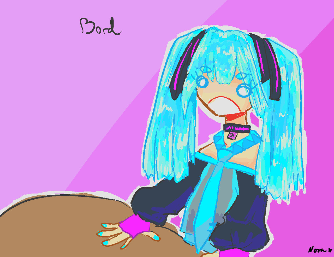Miku and table by ukitchen on DeviantArt