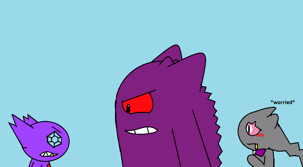 Sableye VS Gengar by Inkythepuppet2 on DeviantArt