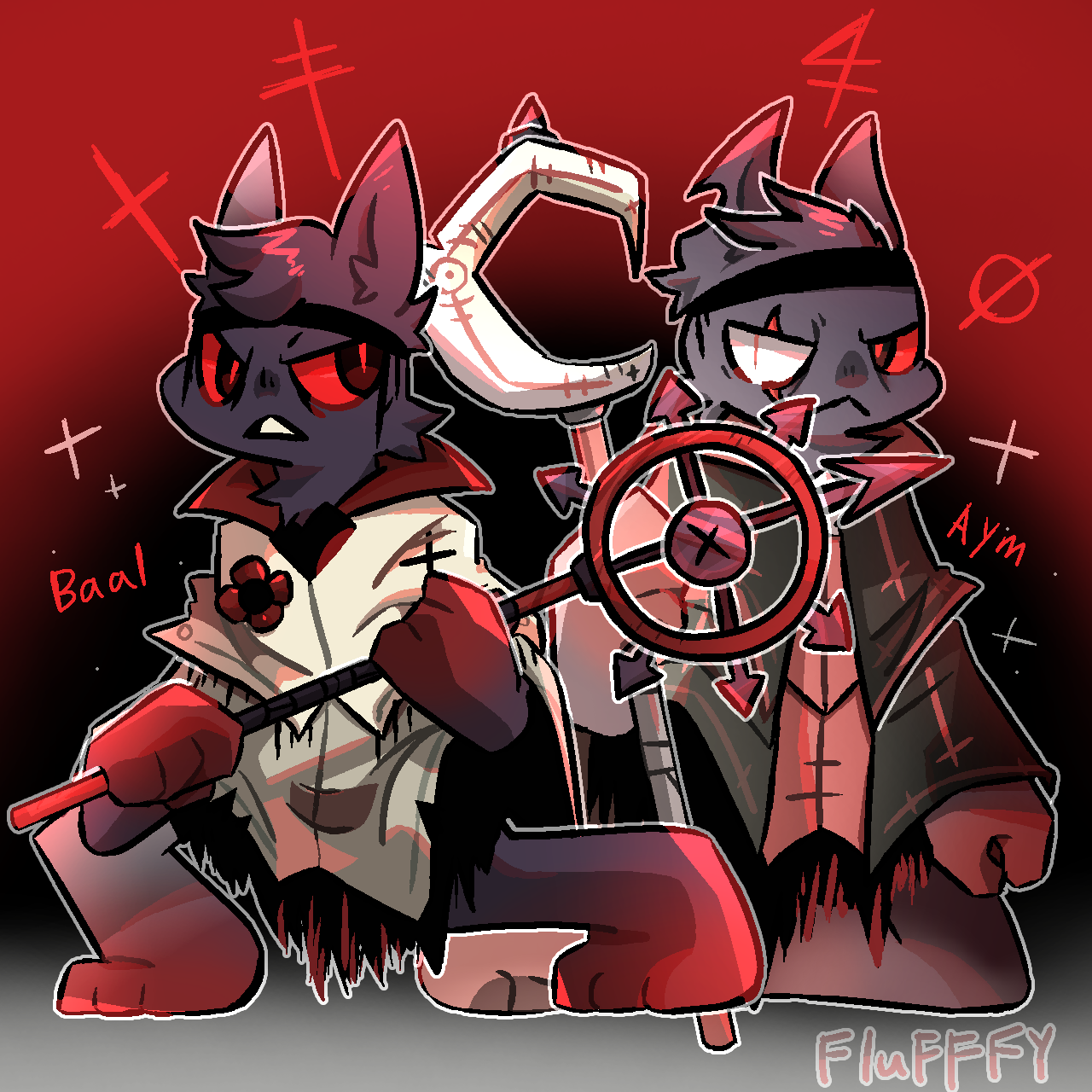 Baal and Aym by Flufffo on DeviantArt