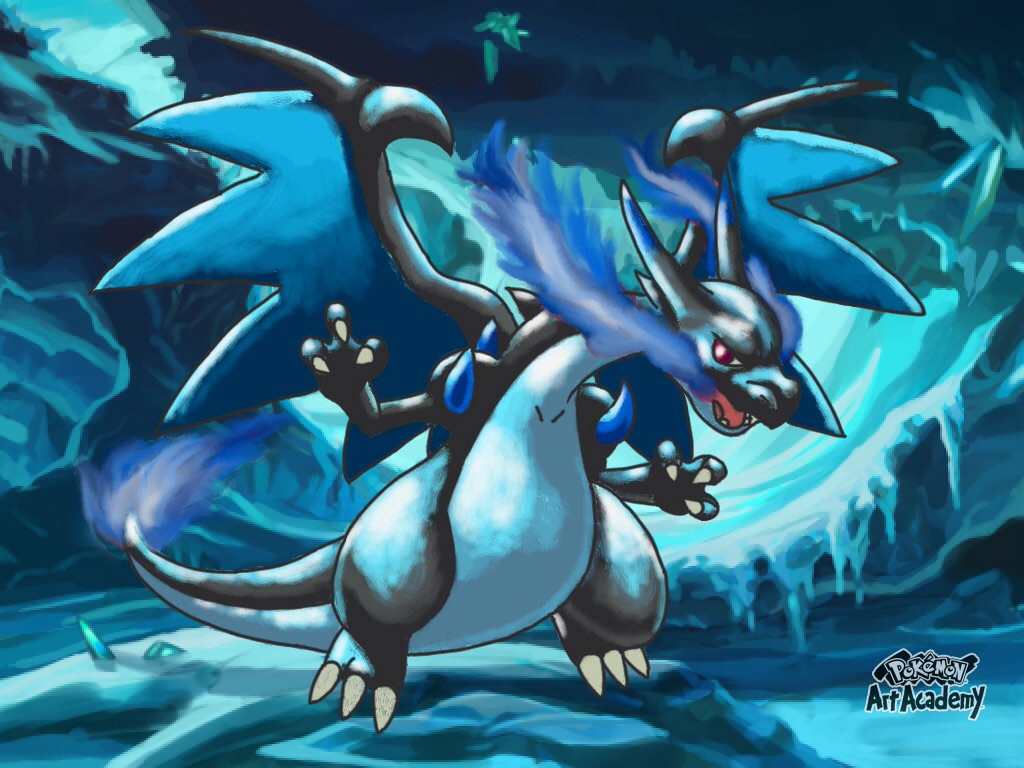 Pokemon FanArt  Mega Charizard X-Y isra1shot - Illustrations ART street