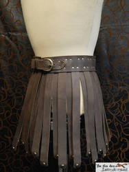 Gladiator roman leather skirt, spartacus.