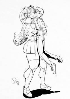 Doki Doki Muscle Club : Bad Ending 1 by Pegius by FrankJaegerz