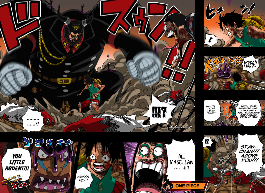 One Piece Color Luffy Magellan By Chuefue337 On Deviantart One Piece Color Luffy Magellan By Chuefue337 On Deviantart