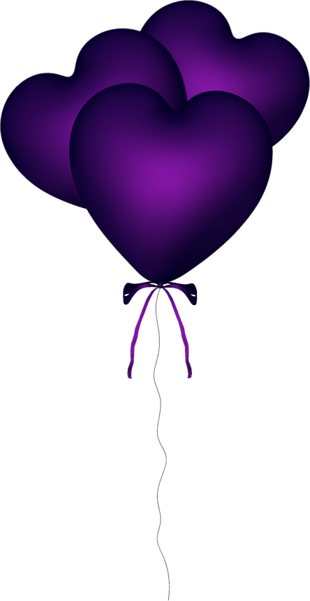 dark purple heart clip art