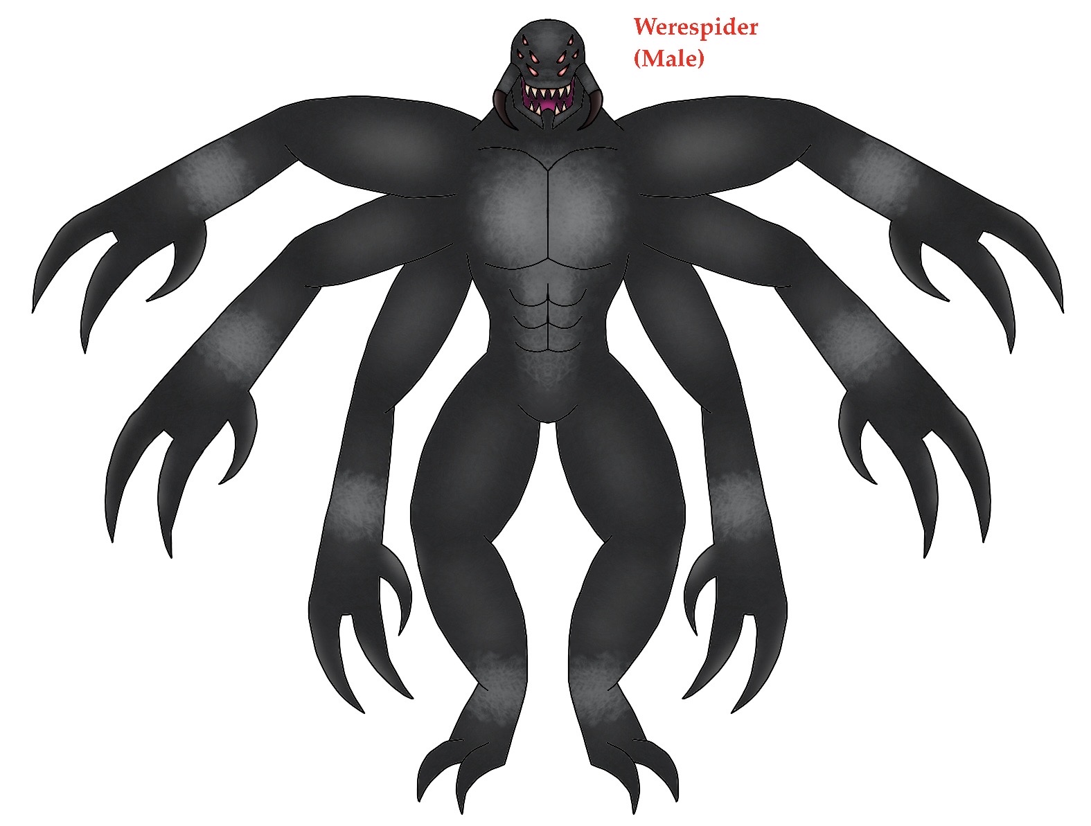 Werespider (Male) by LordOverCharge on DeviantArt