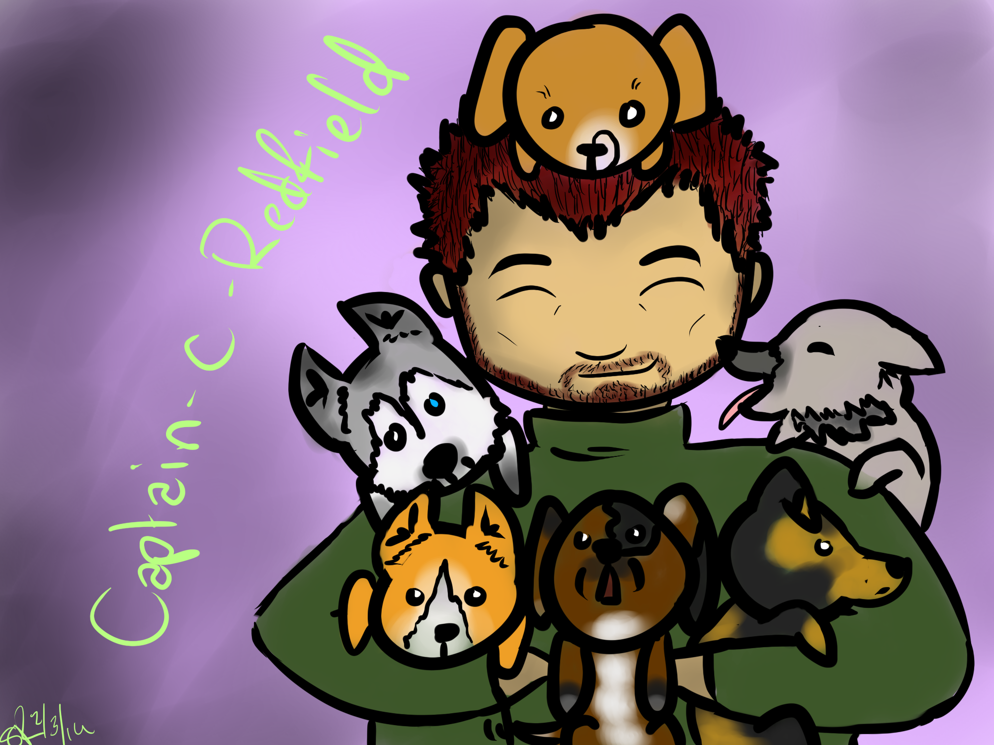 Chris and the Floofy Army