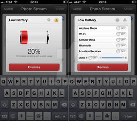 Redesigning the Low Battery notification