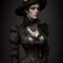 Mysterious Victorian Steampunk Woman 1