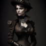 Mysterious Victorian Steampunk Woman 3